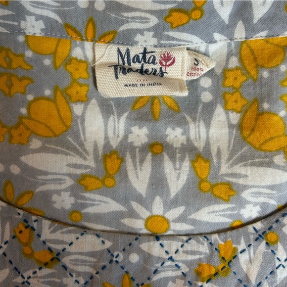 MATA TRADERS Cap Sleeve Dress with Pockets size Small L2 - Picture 8 of 10